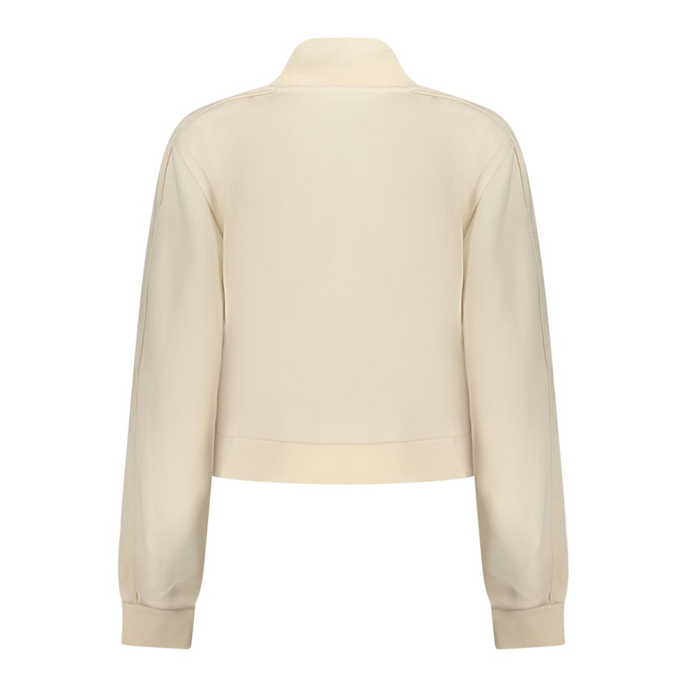 Beige Polyester Sweatshirt