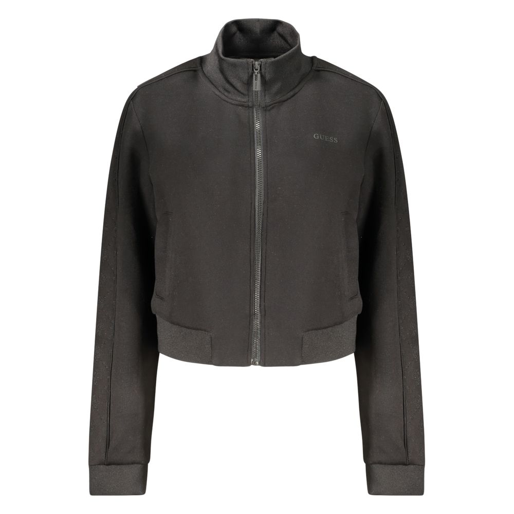 Black Polyester Sweatshirt