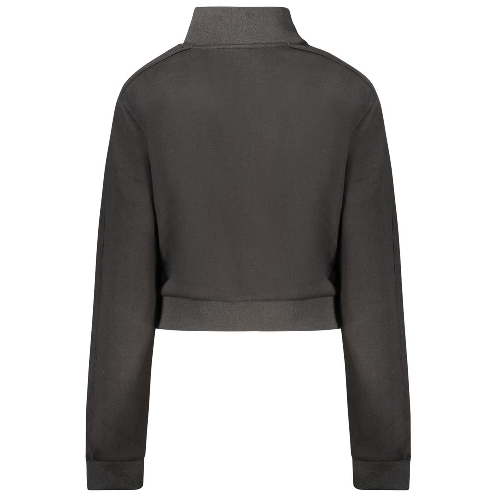 Black Polyester Sweatshirt