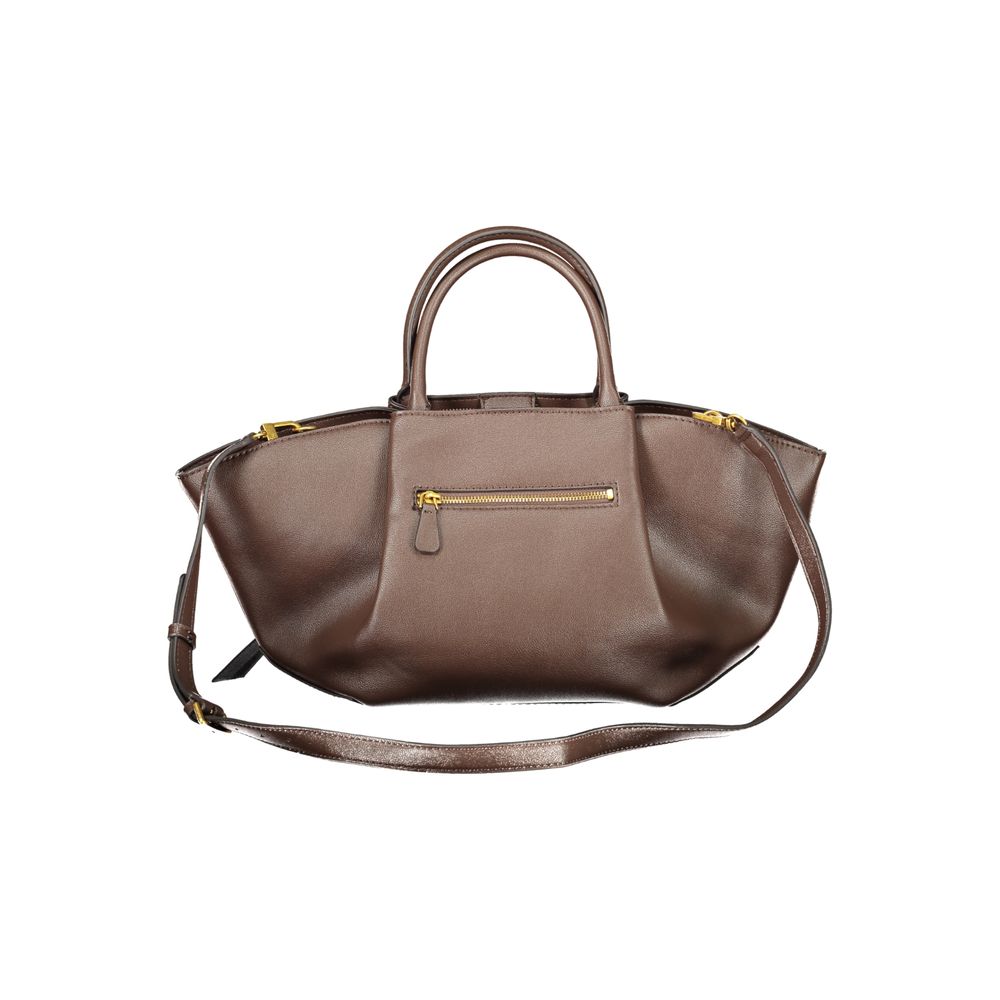 Brown Polyethylene Handbag