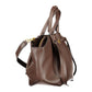 Brown Polyethylene Handbag