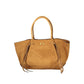 Brown Polyester Handbag