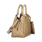 Beige Polyethylene Handbag