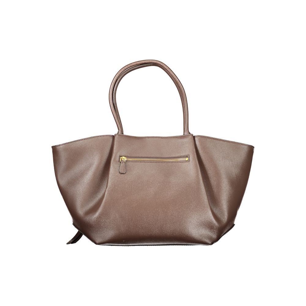 Brown Polyethylene Handbag