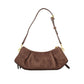 Brown Polyester Handbag