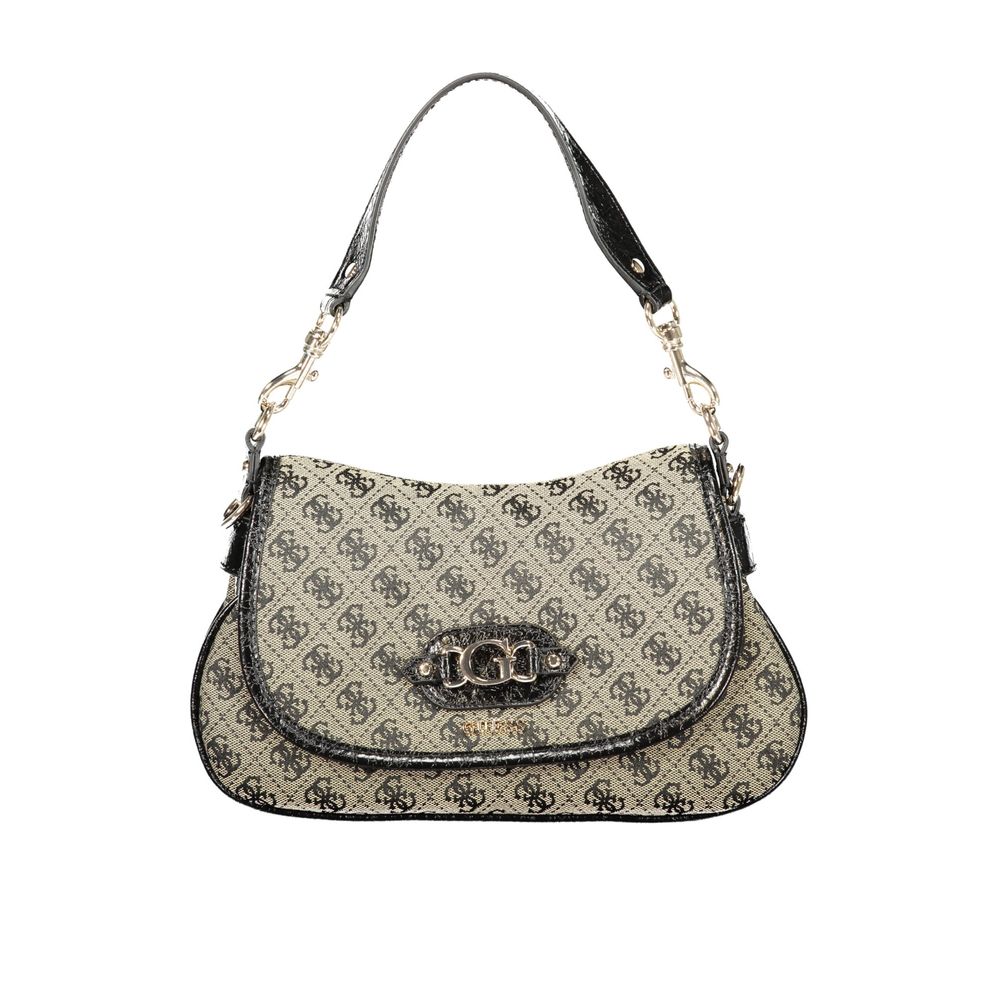 Black Polyester Handbag