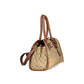 Beige Polyester Handbag
