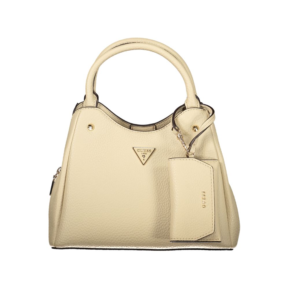 Beige Polyethylene Handbag