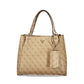 Beige Polyethylene Handbag