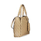 Beige Polyethylene Handbag