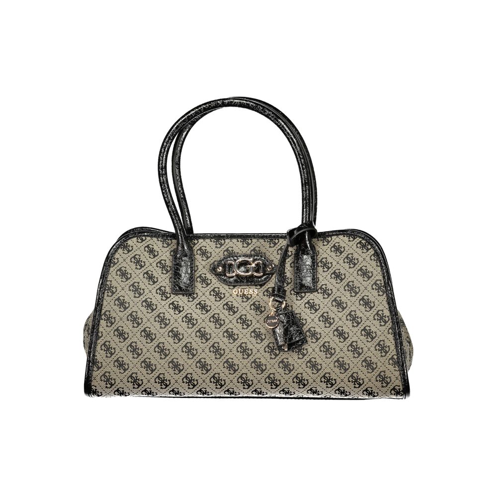 Black Polyester Handbag