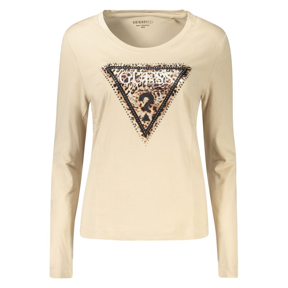 Beige Cotton T-Shirt