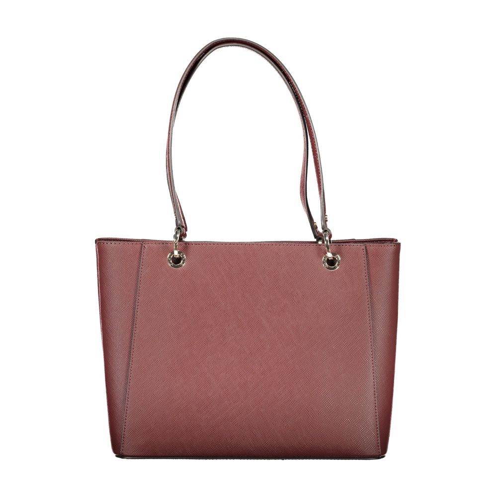 Brown Polyethylene Handbag