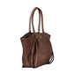 Brown Polyester Handbag