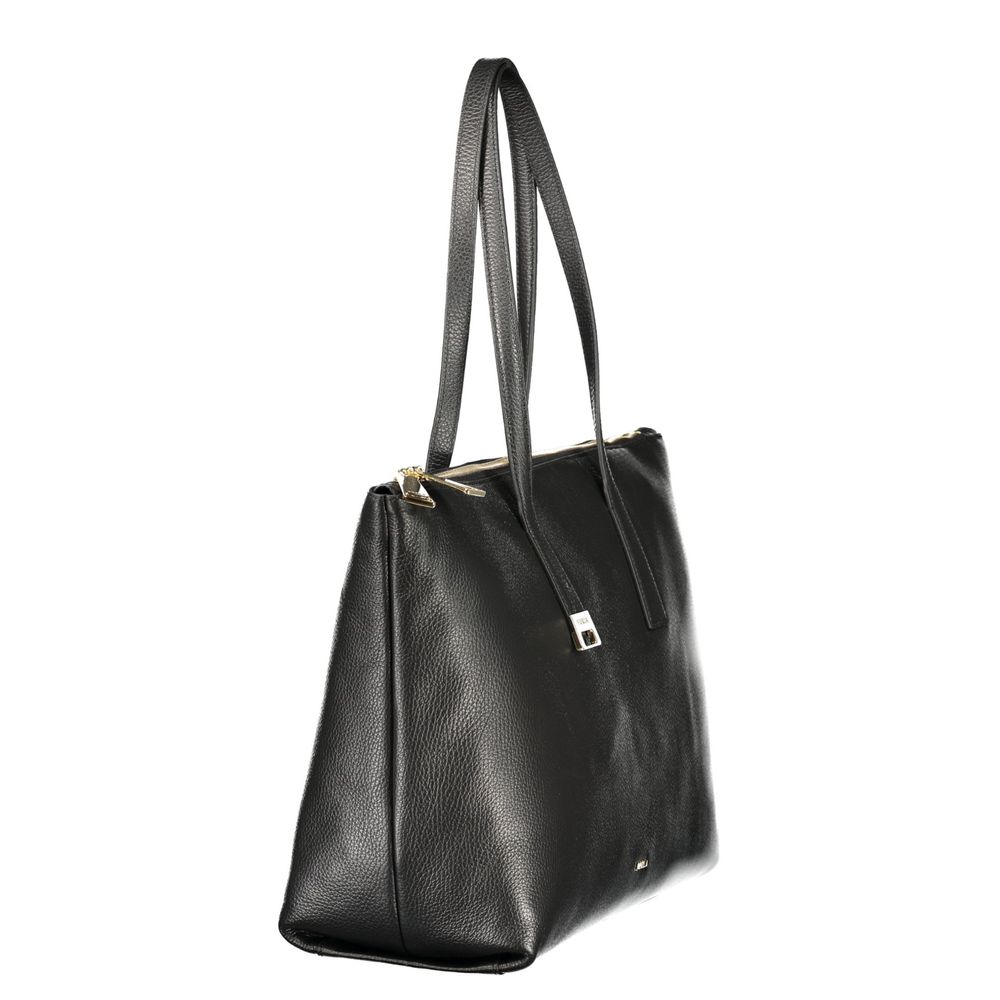 Black Leather Handbag