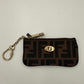 FENDI FF Coin Purse/Card Holder with Chain