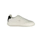 White Polyurethane Men Sneaker