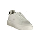 White Polyurethane Men Sneaker