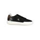 Black Polyurethane Men's Sneaker