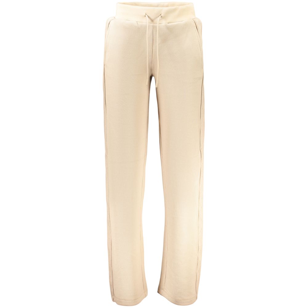 Beige Lyocell Womens Trousers