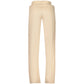Beige Lyocell Womens Trousers