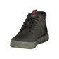Black Polyurethane Men's Sneaker