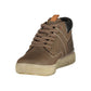 Brown Polyurethane Men's Sneaker