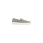 Green Leather Low Top Sneakers