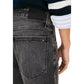 Black Recycled Cotton Bermuda Shorts