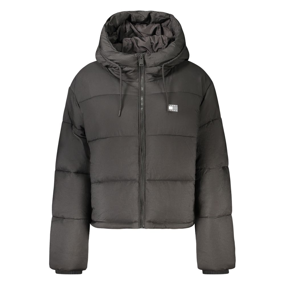 Black Polyester Shell Jacket