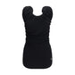 Black Viscose Shortsleeve Shirt