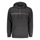 "Black Cotton Men's Hoodie"
