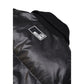 Black Polyester Full-Length Jacket