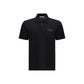 Black Cotton Polo Shirt