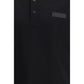 Black Cotton Polo Shirt