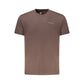 Brown Cotton Men's T-Shirt